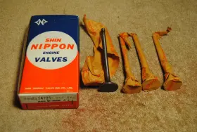 14721-657-672 Shin Nippon 021-2761 Vintage Nos Engine Valves 76-81 Honda Exhaust