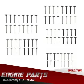 Ie239577es Shzaitor 80pcs 5 Set Intake Exhaust Engine Valves For 00-10 Gm 2.0 2.2 2.4 Ecotec Dohc