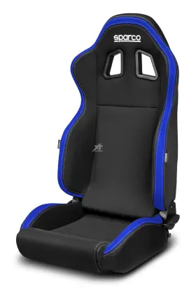 009014nraz Sparco Seat R100 Black/blu