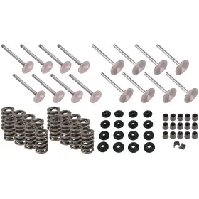 Locks-1.465 Speedway Motors 9108756 Sd-ss Cylinder Head Valve Kit 2.02/1.60-prem Springs