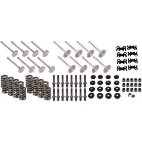 1.60-prem Speedway Motors 9108757 Sd-ss Cylinder Head Valve Kit 2.02/1.60-prem Locks-1.465-guides