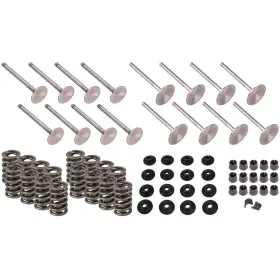 Locks-1.465 Speedway Motors 9108762 Sd-ss Cylinder Head Valve Kit 2.055/1.60-oem Springs