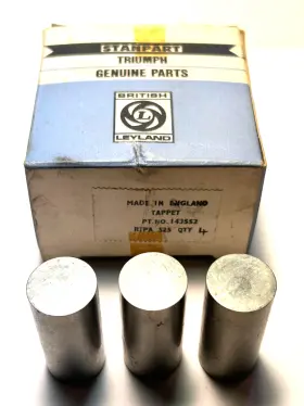 143552 Stanpart Nos Set Of 3 Cam Follower Tappets Triumph 2000 Spitfire Mk3 1500 Herald