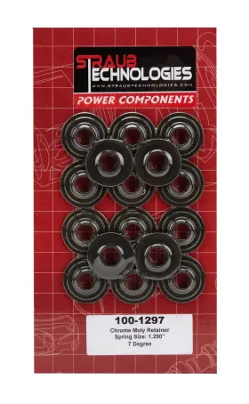 100-1297 Straub Technologies Inc. Valve Spring Retainers 1.290 8mm 7-deg 16pk