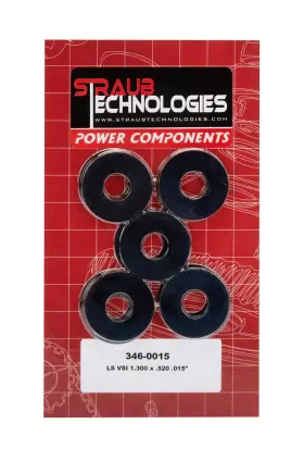 346-0015 Straub Technologies Inc. Valve Spring Shims 50pk .015 Gm Ls Engines