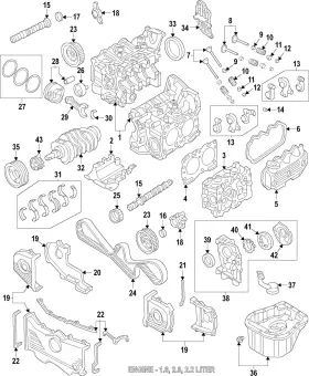13202aa401 Subaru Genuine Exhaust Valve
