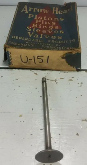 U-151 Superior Arrowhead 1 New Nos Engine Valves Hudson Terraplane