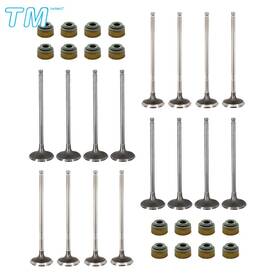 Techme17 101484 16 Intake And Exhaust Valves For Subaru Legacy Forester H4 2.5l Sohc 2000-10 Ej25