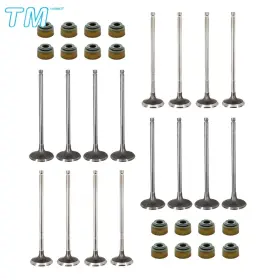 101484 Techme17 16 Intake And Exhaust Valves For Subaru Legacy Forester H4 2.5l Sohc 2000-10 Ej25