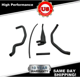 001515 Telfair Fits 2000-2003 Bmw X5oil Separator Crankcase Vent Valve Breather Hose Kit 5 Pc