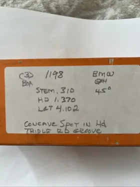76-1198 Teves-thompson Exhaust 3 76-1198. Recessed-thompson New Old Stock Ships Fast