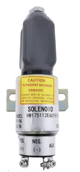 1751-12e6u1b1s1a Thcbme 1700-2530 Shut Down Solenoid For Woodward Engine 12v