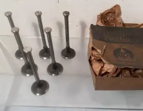 2nan Thompson S950 Lot Of 6 Engine Valves Fits Ford Tractor 120 9n 9nan 2n 8n