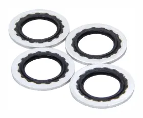 Tip4408 Ti22 Performance Sealing Washer - Aluminum / Rubber Wheel Disconnects Set Of 4