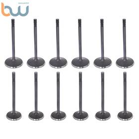 Tinvhy Bw188496th Fit For 1997-2010 Ford Explorer 4.0l V6 12pcs Valves Intake And Exhaust Set Steel