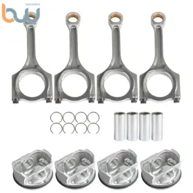 Bw840952th Tinvhy 4 Connecting Rod Piston Kit For Hyundai Sonata Sorento Optima 2.4l 11-19