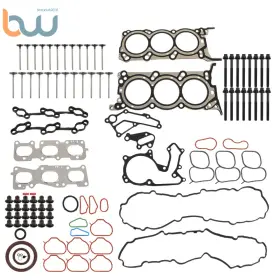 Bw891296th Tinvhy Head Gasket With Bolts And Intake Exhaust Valves Set For Kia Santa Fe 2013-2020 3.3l