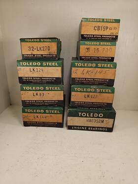 Toledo Steel Lk270 Vintage Lot Of 9 Mixed Nos Products