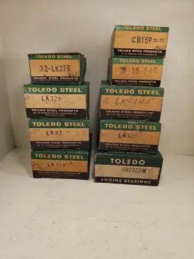Lk270 Toledo Steel Vintage Lot Of 9 Mixed Nos Products