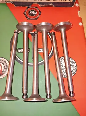 172.6 Toledo T1651 6 Intake Valves 1941 1942 Nash 4140 4240 Ambassador 600 Cylinder