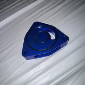 Ts-gen-002bu-2 Torque Solution Blow Off Bov Sound Plate Blue For Civic Si 10th Gen