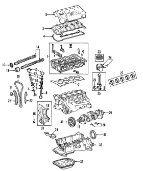 13715-37030 Toyota Genuine Exhaust Valve