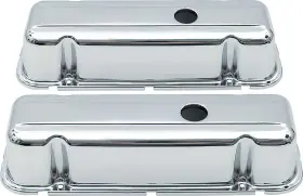 T4964 Trans-dapt Performance 1975-85 Gm V6 - Chrome Valve Cover