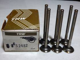 Trw S2482 Exh Valves 1963-1965 Rambler Ohvc 196 Eng 6 Cyl Oem#3175874 Set Of