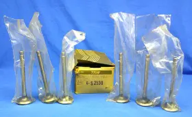 S2530 Trw Nos Set Of 6 Exhaust Valves 1965-1983 Ford 170 200 250 Inline Cyl