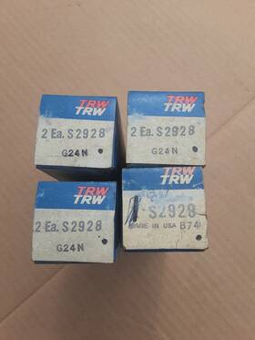 Trw S2928 7 N.o.s. Exhaust Valves 1974-79 Ford 2.8l V6