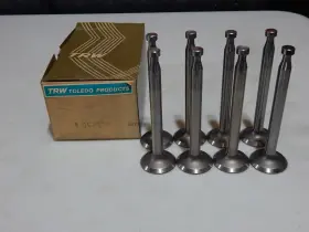 Sc2356 Trw Exh Valves 1956-1964 Ford Trk 272hd 292hd Engs Ohv-y-blk 8 Cyl Set