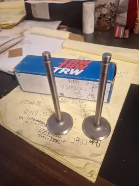 V-2056x Trw Nos V2056x Engine Valves 2 Pieces Ford 223-6 256 272 Y Block