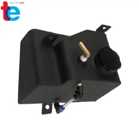 Tr59380 Turitrade Aluminum Coolant Tank Expansion Recovery Overflow Can Kit For 90-97 Mazda Miata