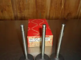 Ve316 Valves 3 New Nos Exhaust Valve Mopar 1932 Plymouth Pb 4-cylinder