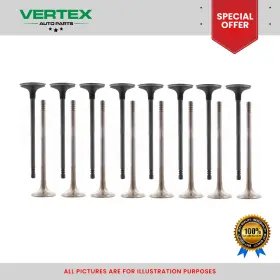 Ev29456 Vertex Auto Parts For Vauxhall Opel 1.4 1.2 Petrol A14net A12xel Inlet And Exhaust Valve 16x Set-new