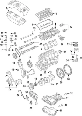 077-109-611-s Volkswagen Genuine Exhaust Valve