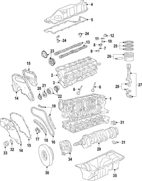 30750175 Volvo Genuine Engine Exhaust Valve