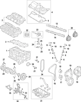31480436 Volvo Genuine Engine Exhaust Valve