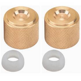 Waldenlife 266983331108 2 For Rv Camper Travel Trailer Low Point Drain Cap Hot&cold Water Lines-1/2 Inch W