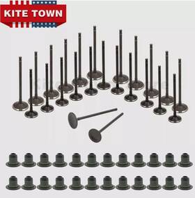 Wfyb 12608428 Intake Exhaust Valves With Seals For 12-23 Cadillac Ats Cts Chevy Buick Gmc 3.6l