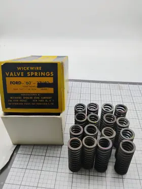 52-6513 Wickwire Ford V8 60 1937-40 One Set Valve Springs 16 Nors Made In Usa