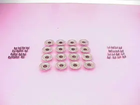 11-0620b Xceldyne 16 Retainers And 32 Dlc Coated 6 Mm 7mm Mini Top Valve Locks