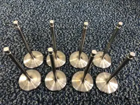 C003834 Xceldyne 8 Bbc Titanium Intake Valves 2.300 Inch X .310 Stem 5.590 Long