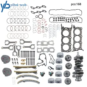 Yi249879t Yibei-tech 3.3l Engine Rebuild Overhaul Kit Crankshaft /piston/timing For 11-19 Hyundai Kia
