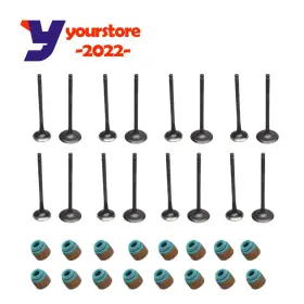 Yourstore2022 22211-2b400 Intake And Exhaust Valves Steam Seals Fit For Hyundai Veloster Kia Soul 1.6l