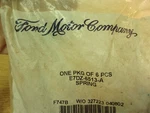New Ford E7DZ-6513-A Springs, Lot Of *free Shipping*. Price: $32.99.