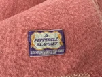 "a Pepperell Blanket" Pink/rose Vtg Rayon Wool Cotton Blend Satin Trim 76"X68" Pre-owned. Price: $8.99.