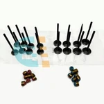 Intake&exhaust Valves+steam Seals For Kia Accent Veloster Rio Soul 1.6L New. Price: $59.23.