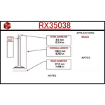 Itm Engine Components RX35038 Exhaust Valve New. Price: $20.99.
