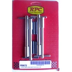 Rpc R9672 Chrome Valve Cover Bolt Kit 5-3/8 T-bar Wing Nut W/ 5/16 -18 X 1-1/2 S New. Price: $22.99.